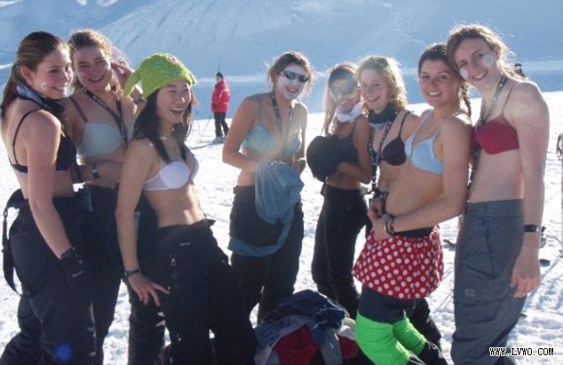 Varsity skiing trip Alps