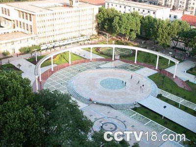 西安科技大学风景图